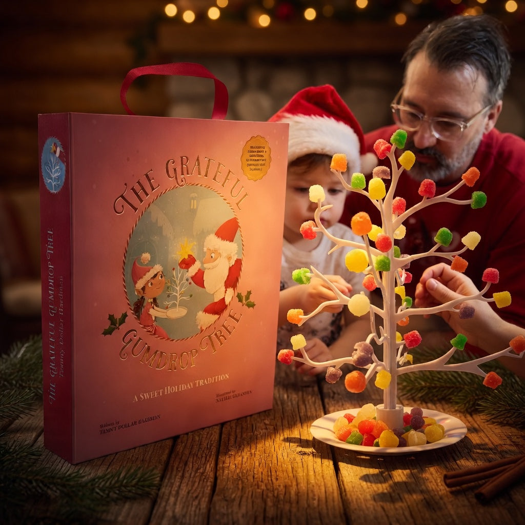 The Grateful Gumdrop Tree Storybook + Gumdrop Tree