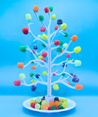 The Grateful Gumdrop Tree® Vintage 13" White Gumdrop Tree, 3-Piece Set, BPA-Free Plastic (Gumdrops Not Included)