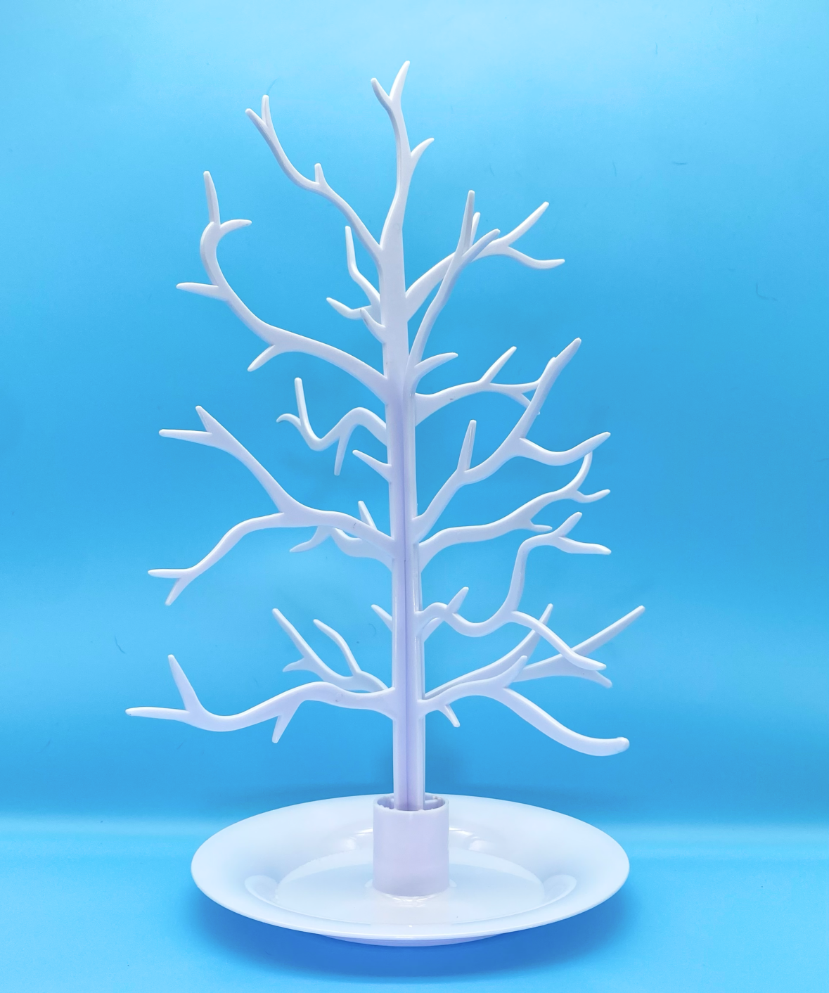 The Grateful Gumdrop Tree® Vintage 13" White Gumdrop Tree, 3-Piece Set, BPA-Free Plastic (Gumdrops Not Included)